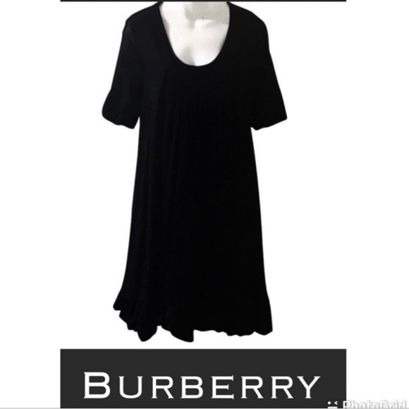 Authentic Burberry London luxury designer black dress sz 6 - Picture 1 of 8